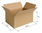  Коробка картонная 305х210х70мм