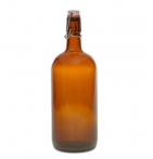  Бутылка Пивная 1 л коричневая с бугельный замок